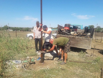 Закончен ремонт скважины в хуторе Меклета